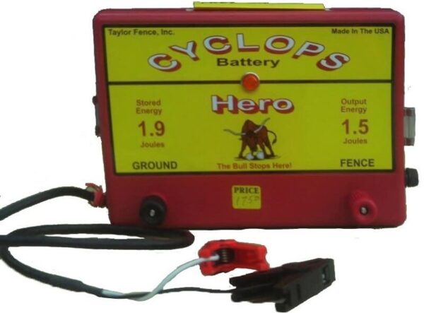 Cyclops Hero Battery Electric Fence Charger